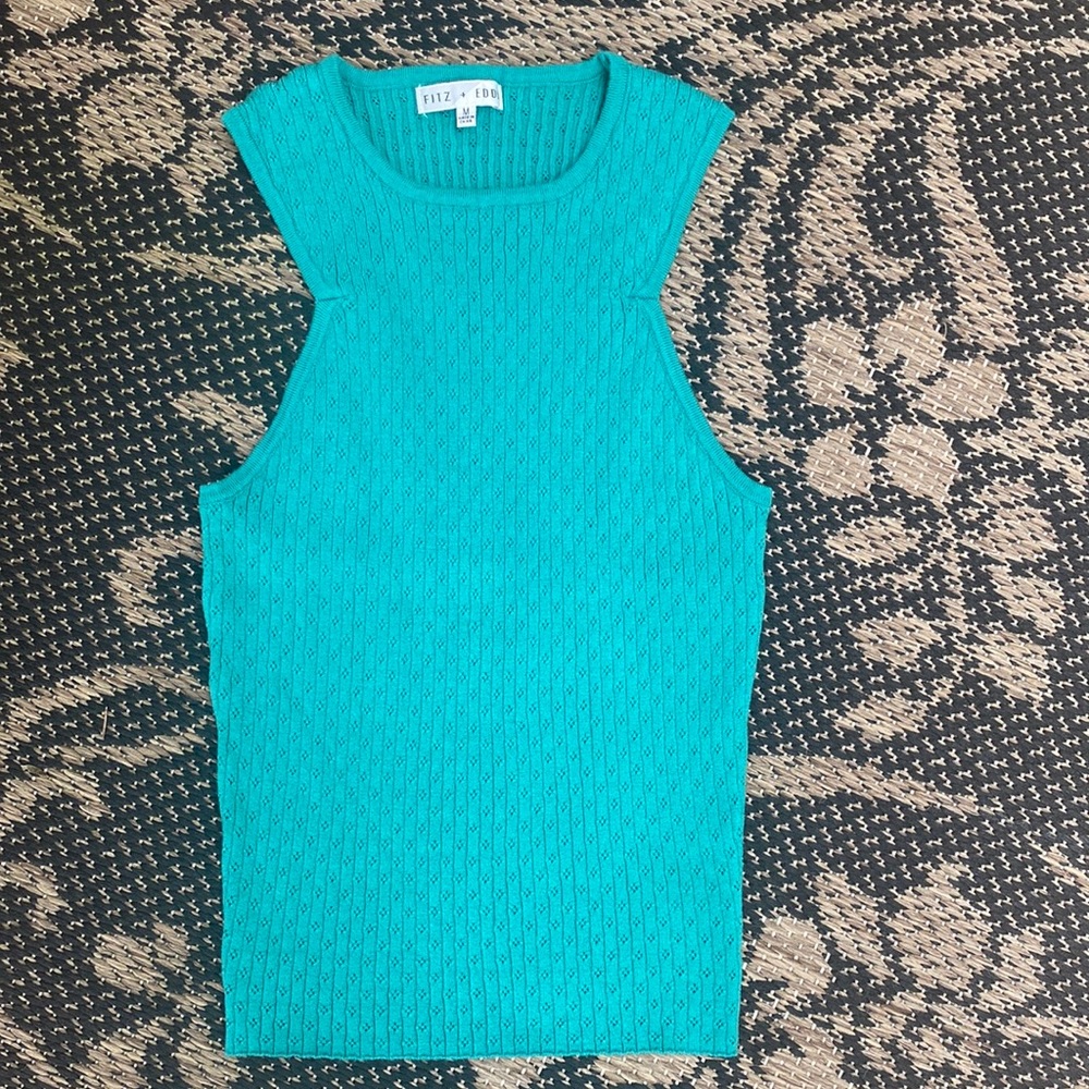 Fitz +Eddi pointelle knit tank top from Buckle NWOT